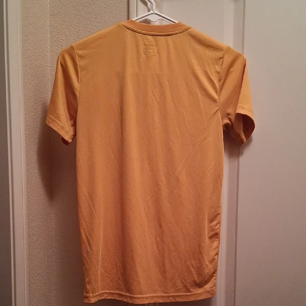 New Balance Yellow Short Sleeve Tee Athletic Performance